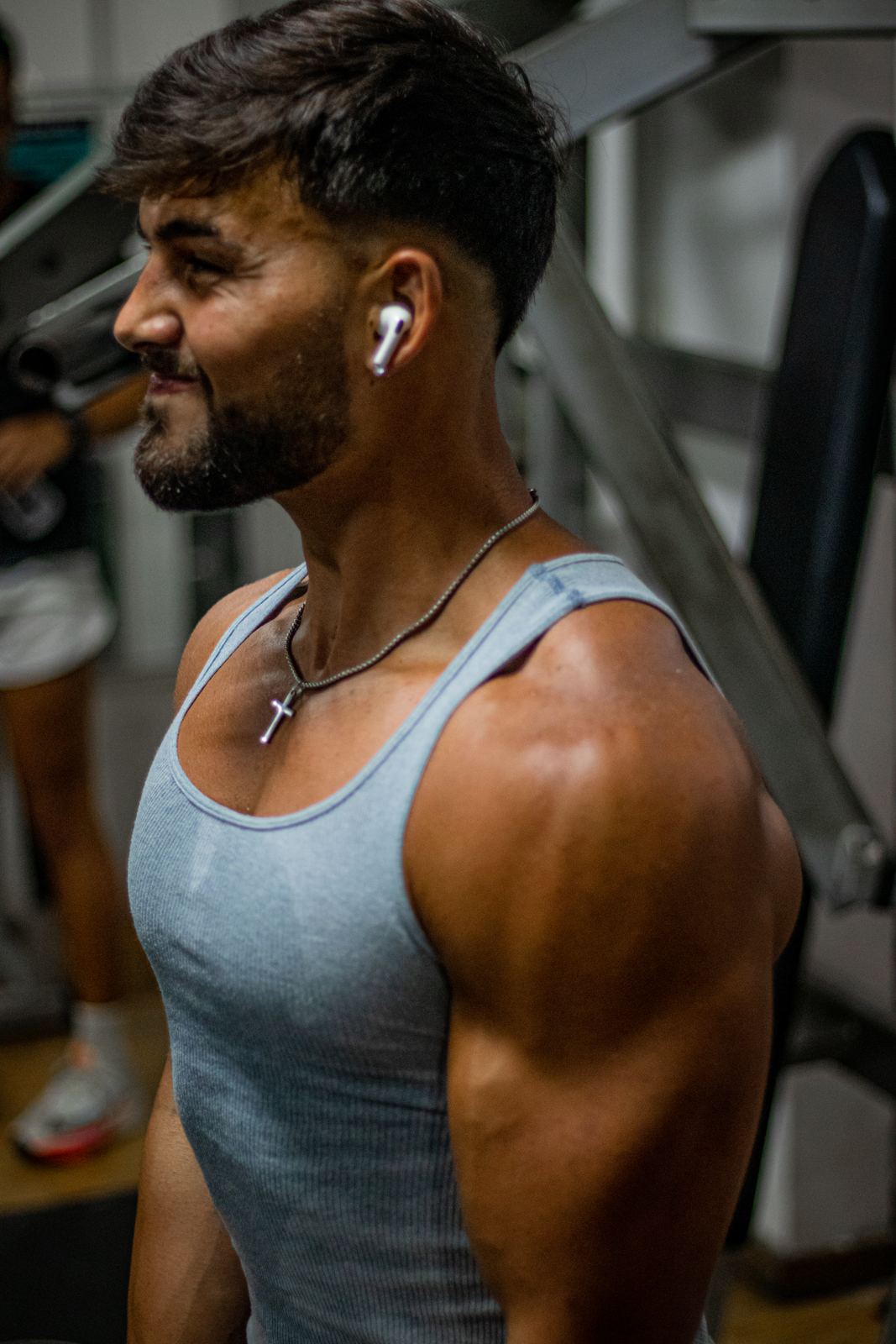Treino na academia